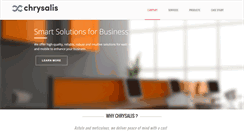 Desktop Screenshot of chrysalissoft.com